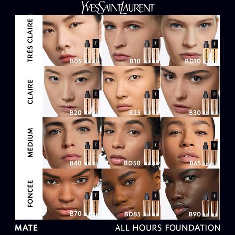 ysl all hours foundation encre de peau|ysl matte foundation.